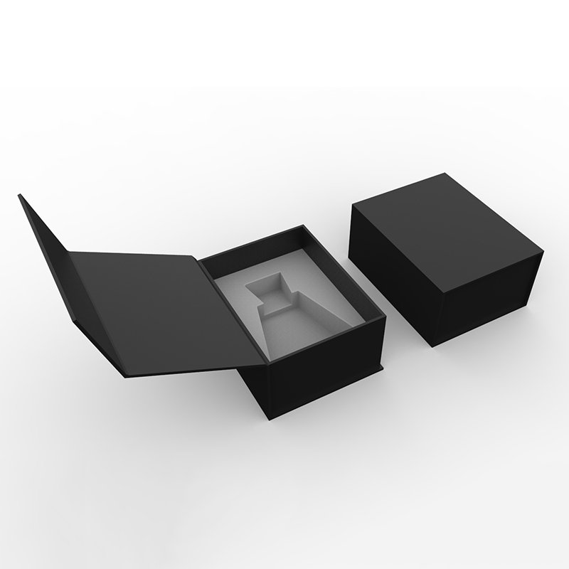 new custom black fold gift paper book box  home products perfume