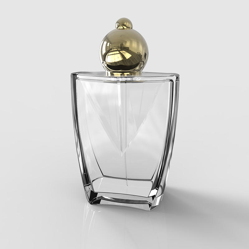 Popular 100ML glass bottles fashion design for perfume packaging supplier