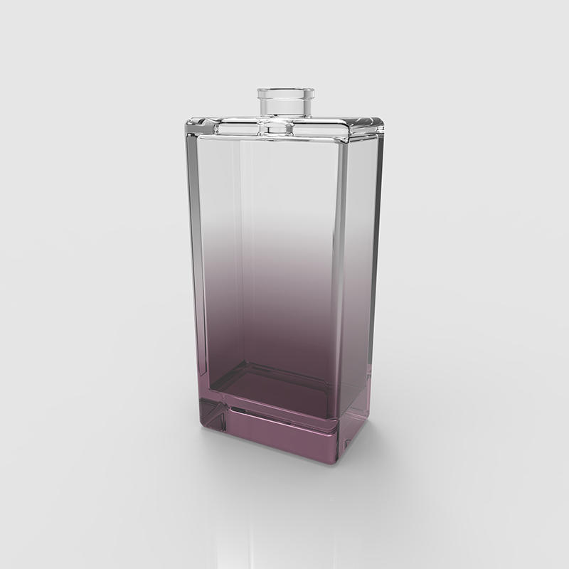 High quality super white rectangle glass bottle for perfume China manufacturer