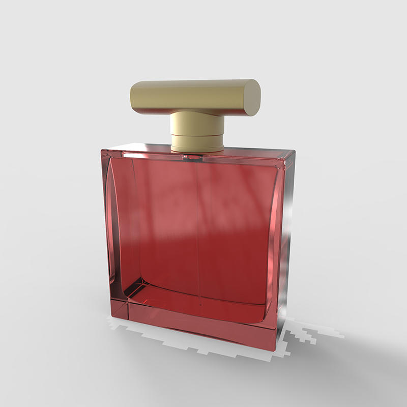 Wholesale Elegant hand polishing rectangle shape pefume bottle