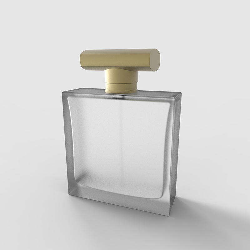 Wholesale Elegant hand polishing rectangle shape pefume bottle