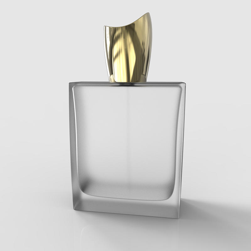 Factory Hot sale Zamac cover Rectangle 100ml Perfume Bottle