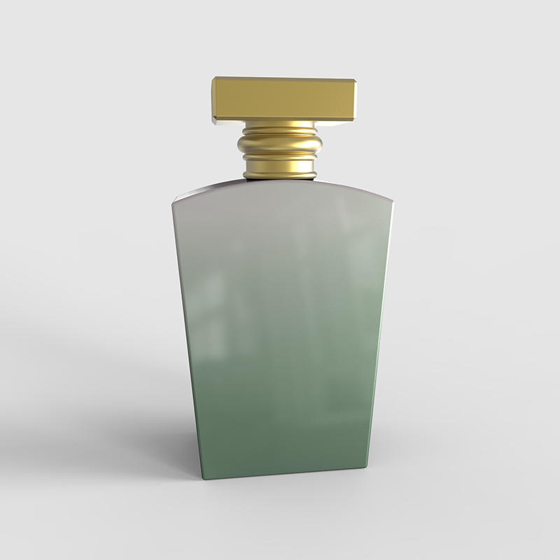 Elegant 60ml glass bottle for perfume with zamac cap