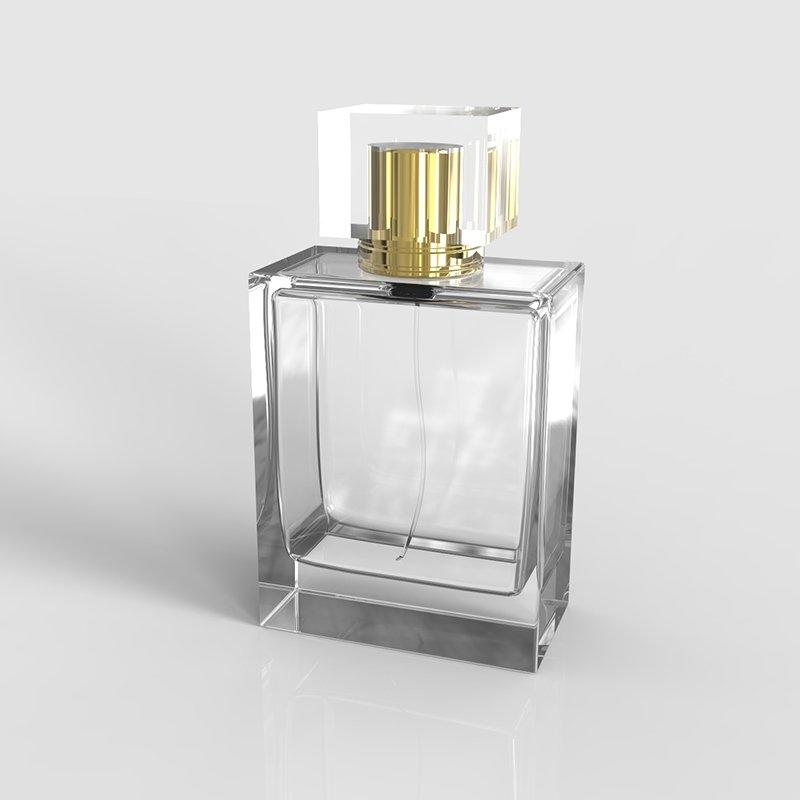 Manufacturer luxury rectangle shape perfume bottles