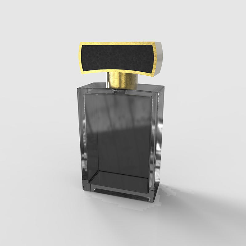 Wholesale 110ml rectangle shape fragrance perfume glass bottle manufacturer