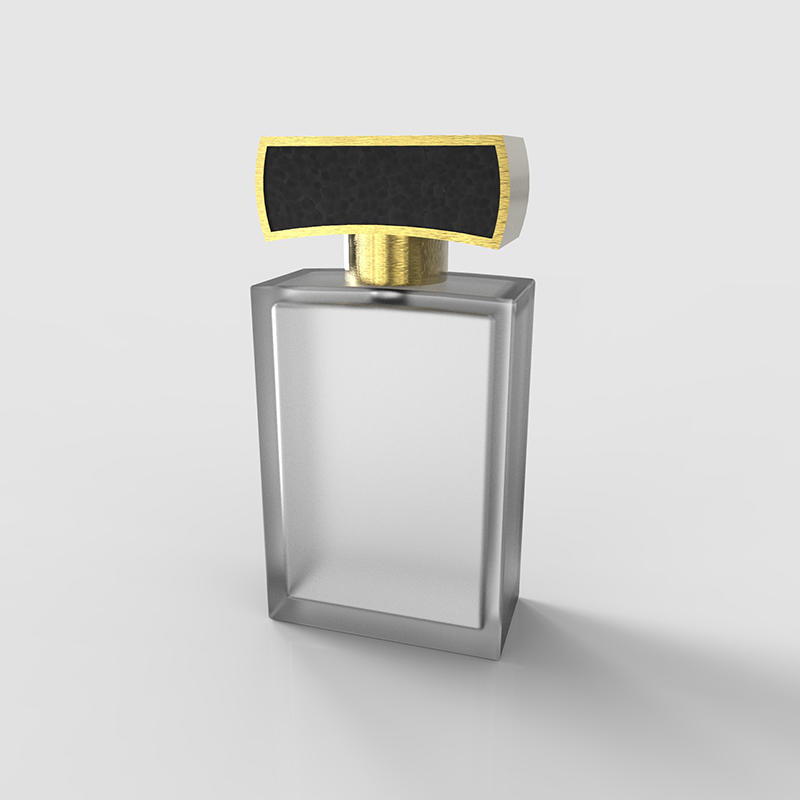 Wholesale 110ml rectangle shape fragrance perfume glass bottle manufacturer