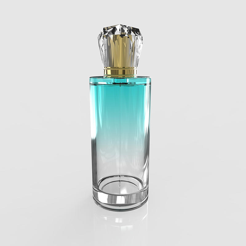 Acrylic cover Classical round empty bottle for perfume