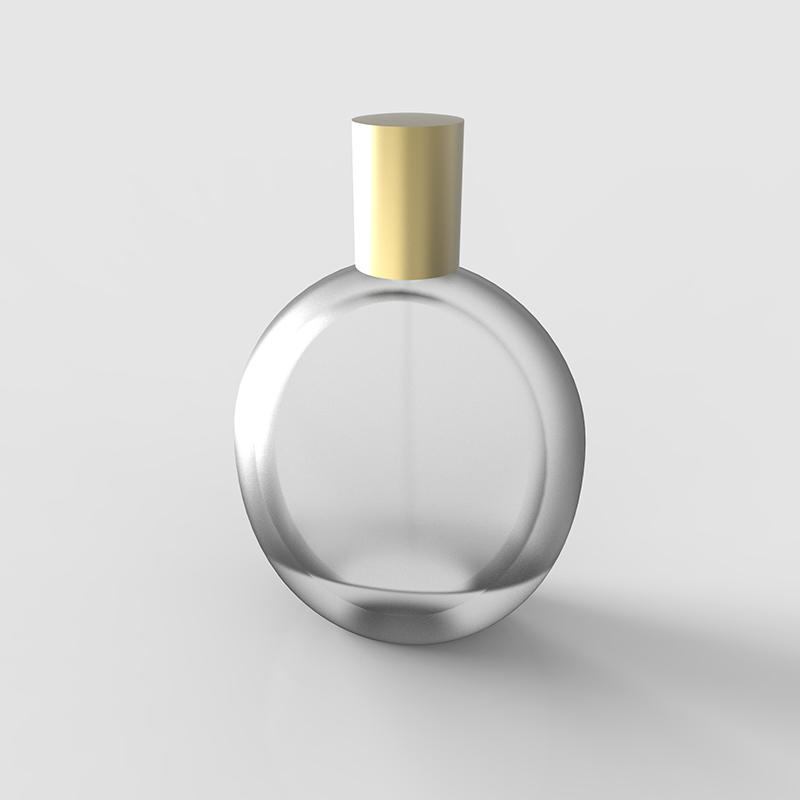 Water drop shape perfume bottle made by super glass