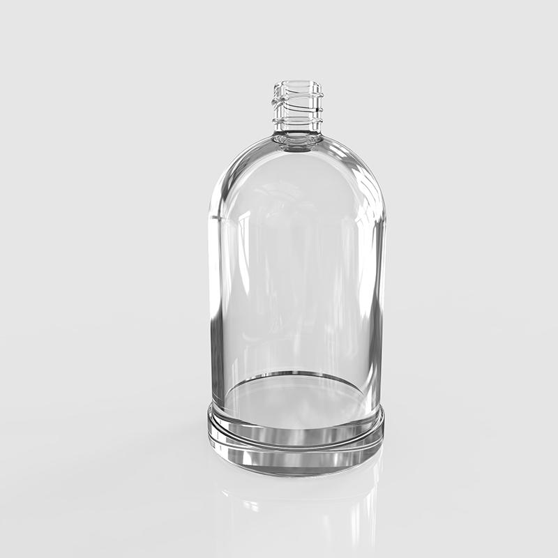Classical round shape perfume bottle made by super white glass