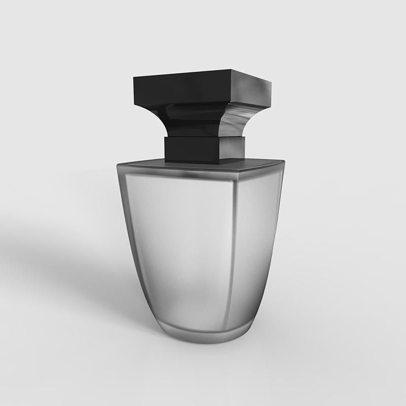 Popular ABS Cap 100ML glass bottles special design for perfume packaging supplier