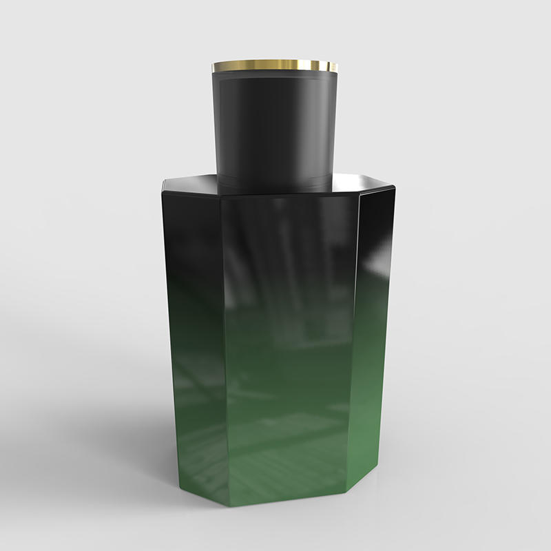 Luxury sprayer perfume bottle polished by hand