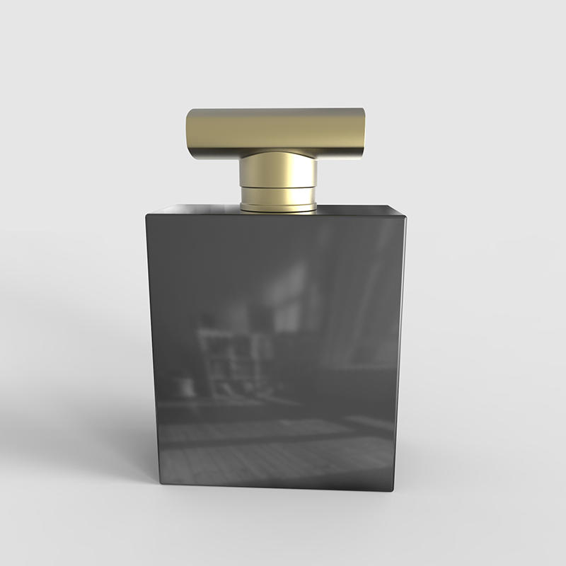 Standard rectangle super white glass bottle for perfume