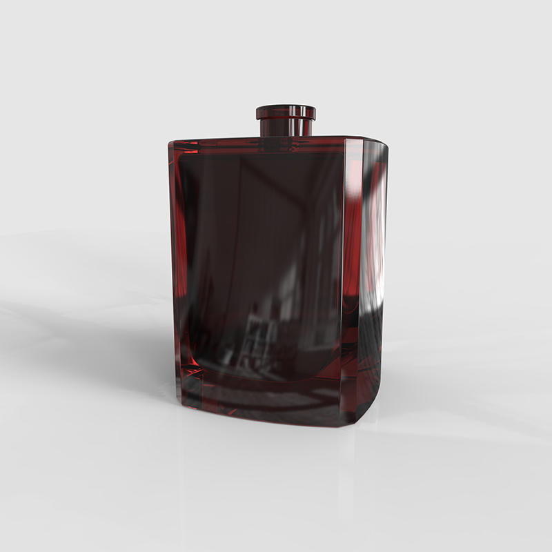 Elegant hand polishing 100ml pefume bottle rectangle shape