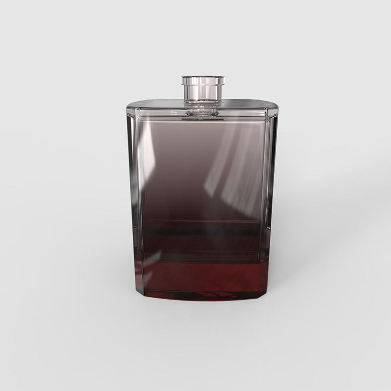 Elegant hand polishing 100ml pefume bottle rectangle shape
