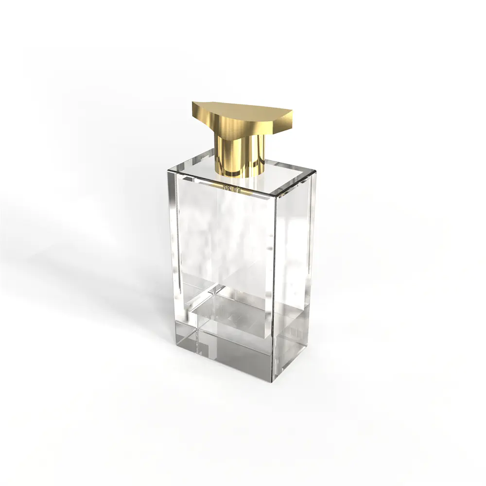 High Quality 100ml Rectangle perfume bottle with zamac cap OEM Wholesale-Klassy Cosmetics