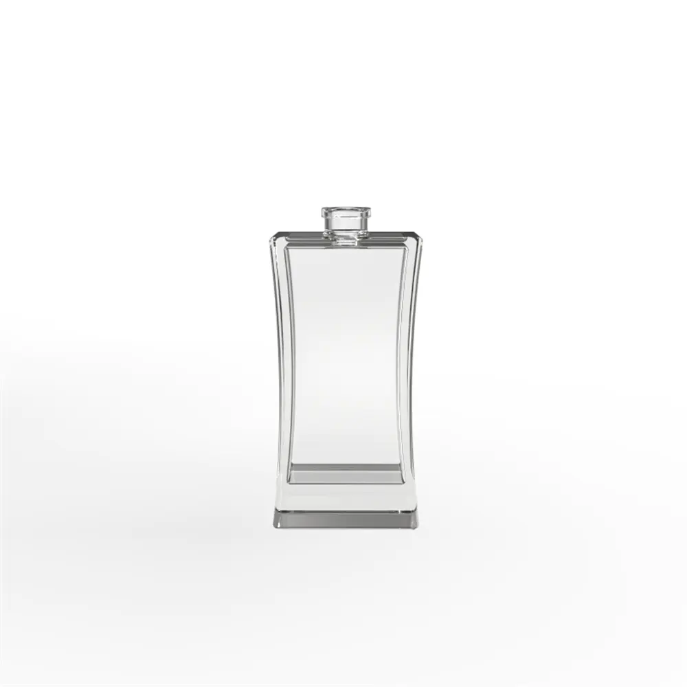 Superior quality hot selling coating printing perfume glass bottle