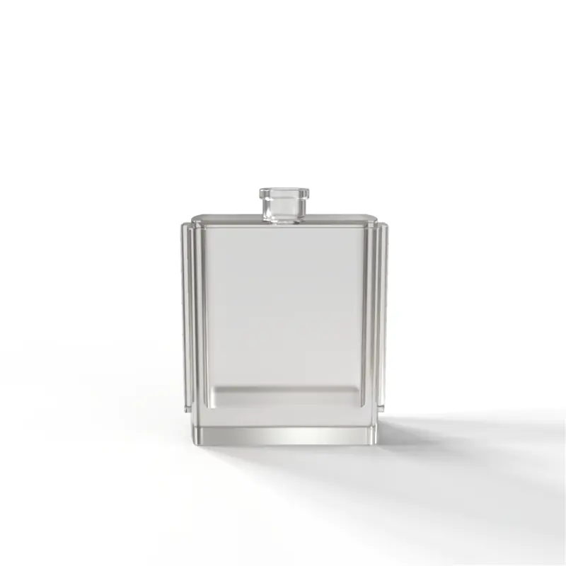 Manufaturer  first-class super white glass perfume bottle
