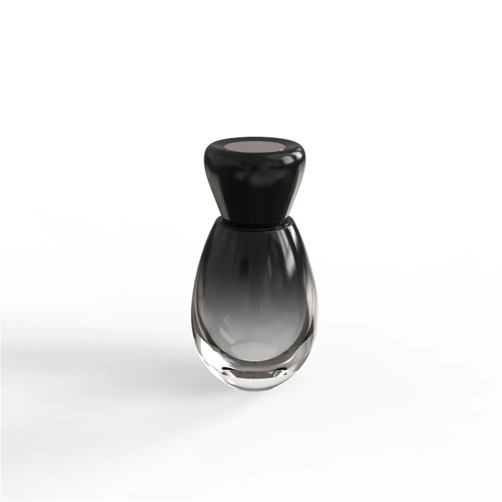 Water drop shaped fragrance bottle in high qulity glass