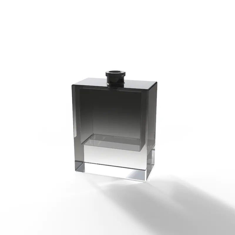 Classcial rectangle 50ml glass bottle made by high quality glass