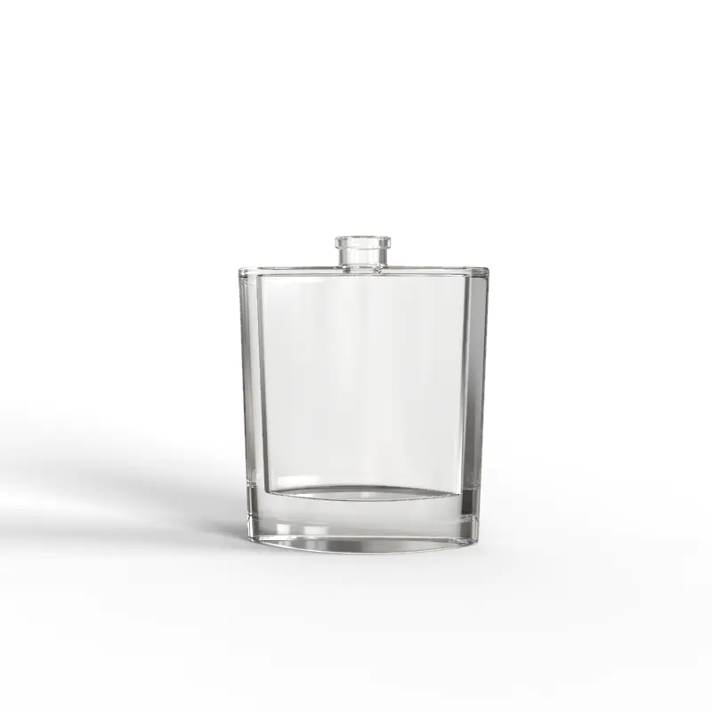 Manufaturer first-class super white glass perfume bottle