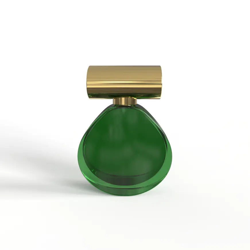 Water Drop shaped perfume bottle with ABS cover FEA15
