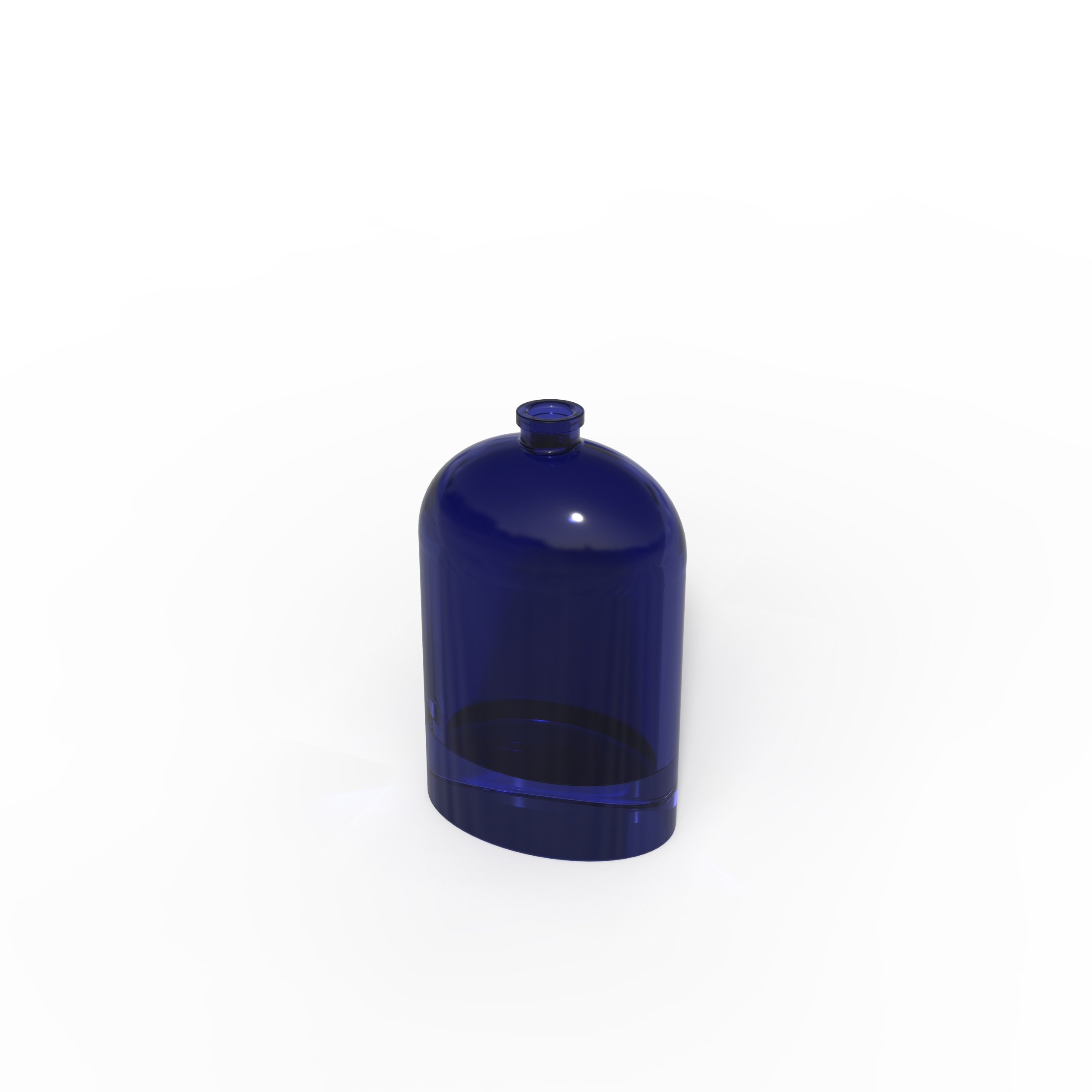 Dreamed Glass Perfume Bottle Royal Crown