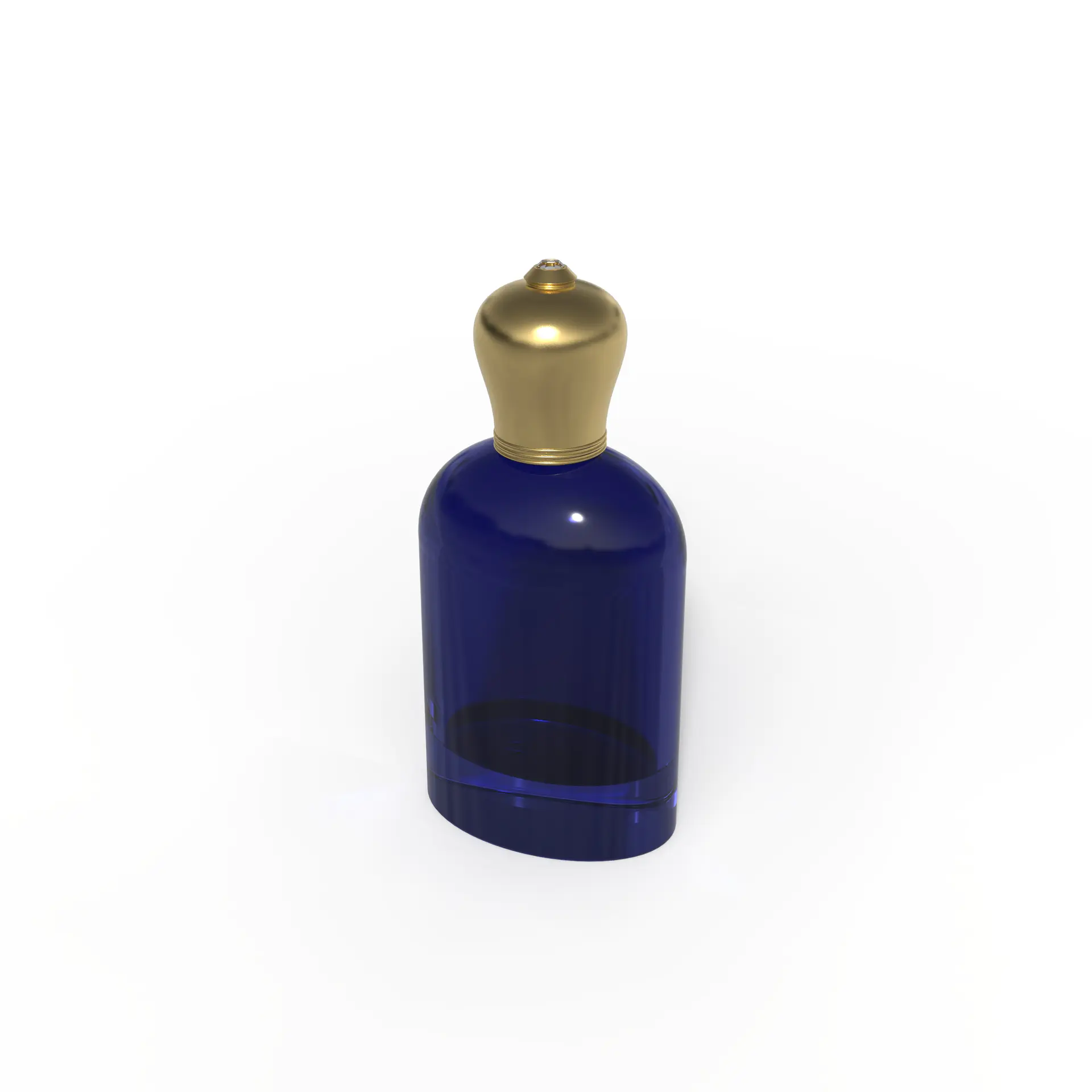 Dreamed Glass Perfume Bottle Royal Crown