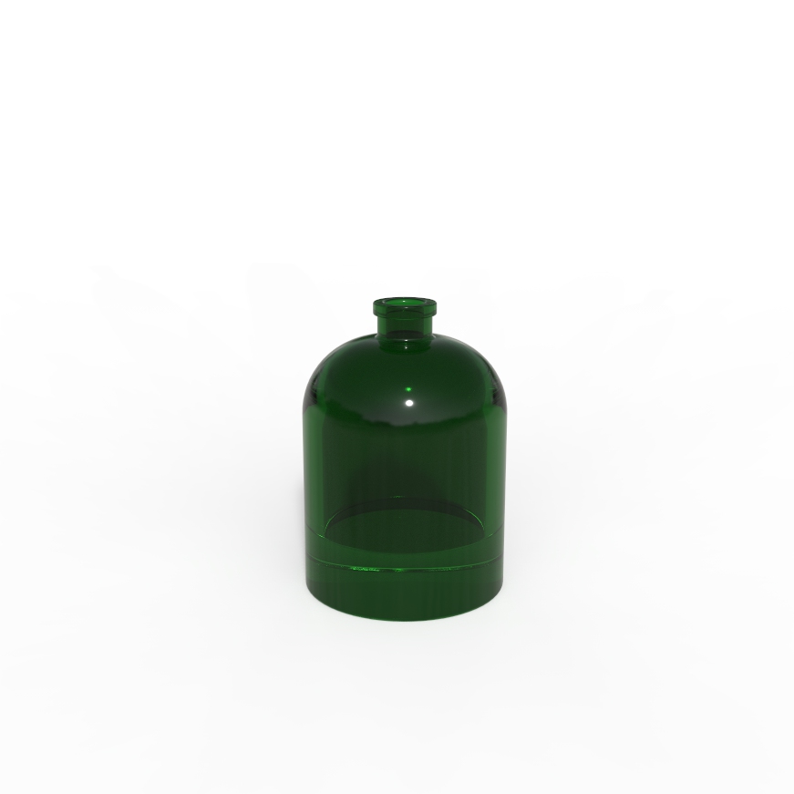 Surlyn lid Small easy talking round shape perfume bottle 50ml