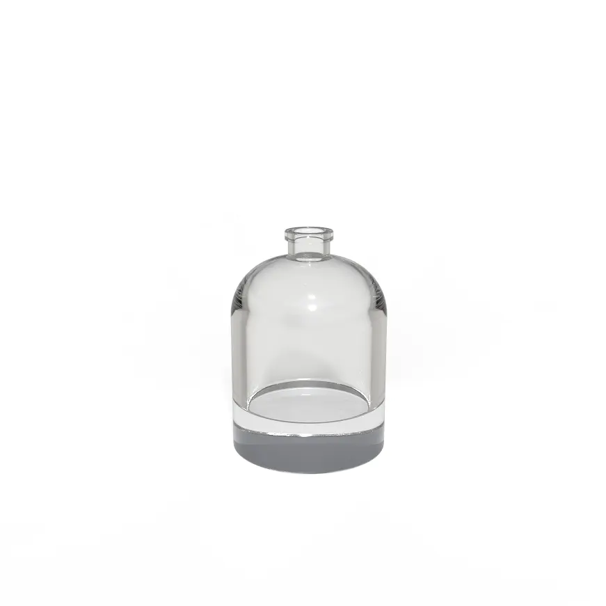 Surlyn lid Small easy talking round shape perfume bottle 50ml