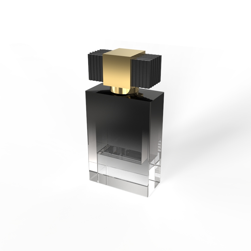 ABS cover Classical rectangle 50ml empty bottle for perfume