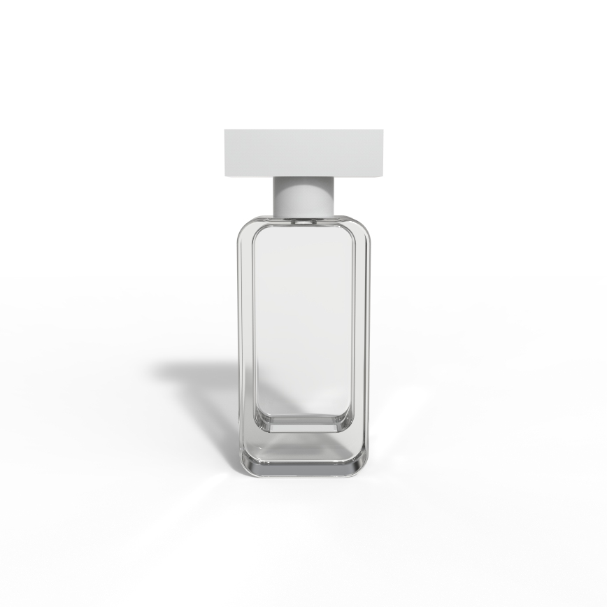 Frosted Customized luxurious perfume bottle with Surlyn cap
