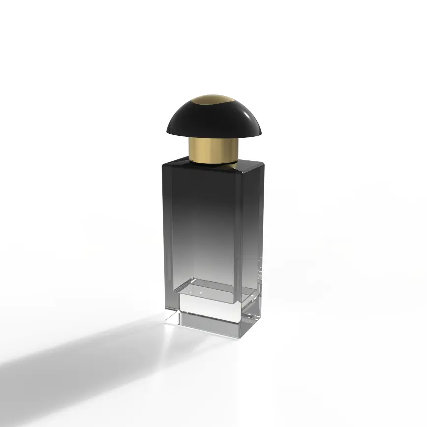 Standard Rectangle bottle sprayer for 50ml perfume Green Coated
