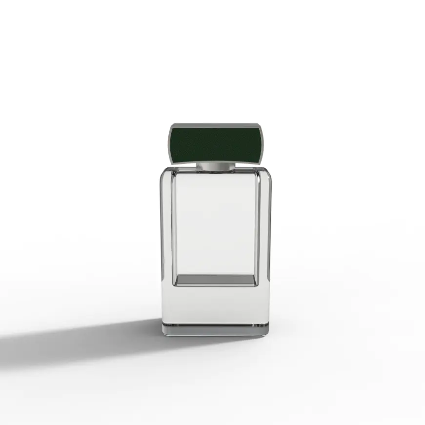 Thick Bottom Glass Handsome Square Bottle