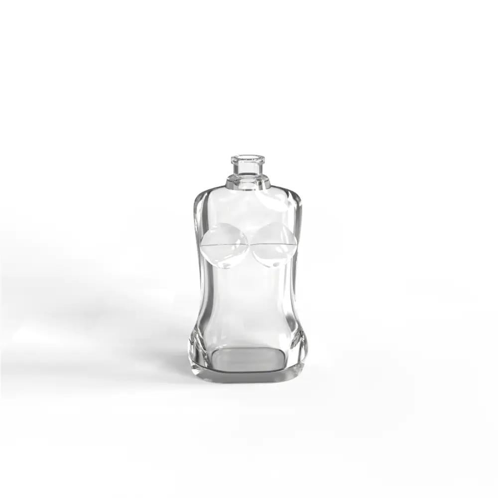 Body Shaped glass bottle Perfume Bottle with different decoration