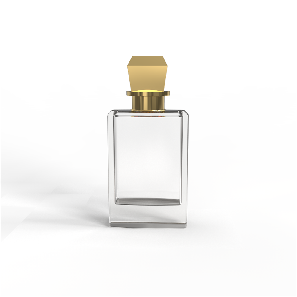 Rectangle shape fragrance perfume glass bottle manufacturer