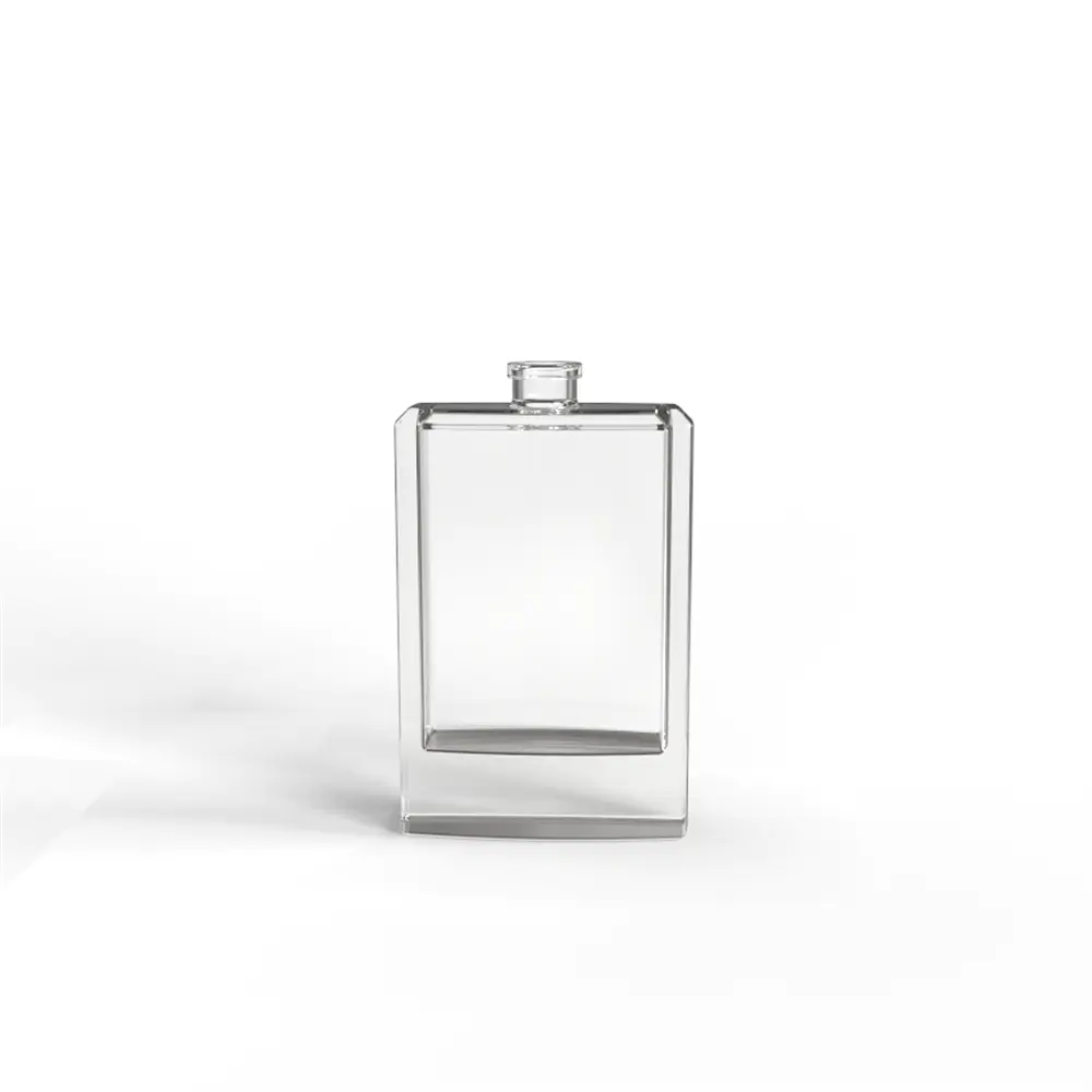 Rectangle shape fragrance perfume glass bottle manufacturer