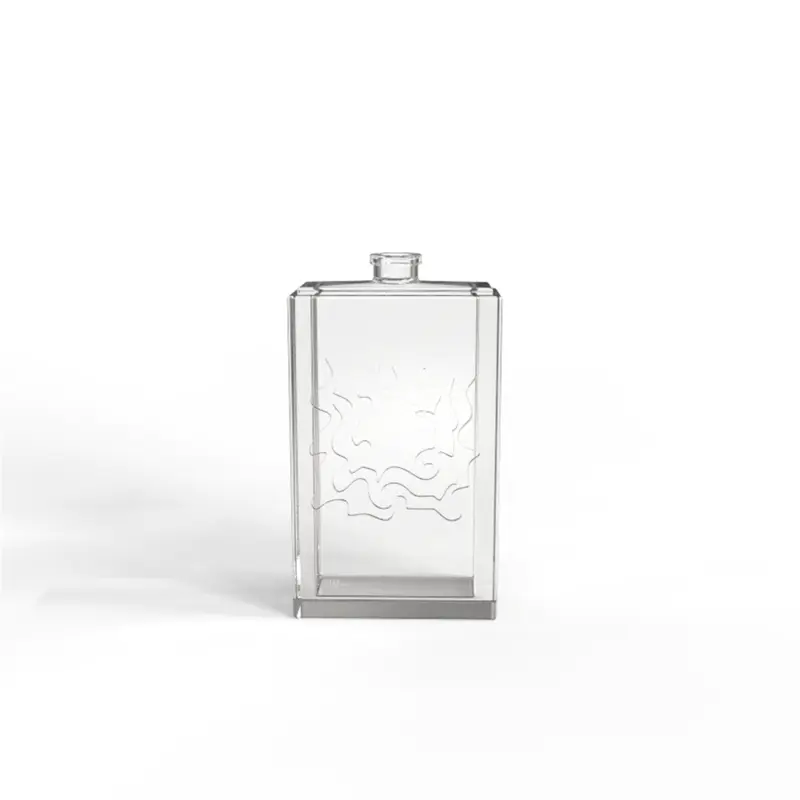 Easy Taking Tall rectangle shape OEM perfume bottle