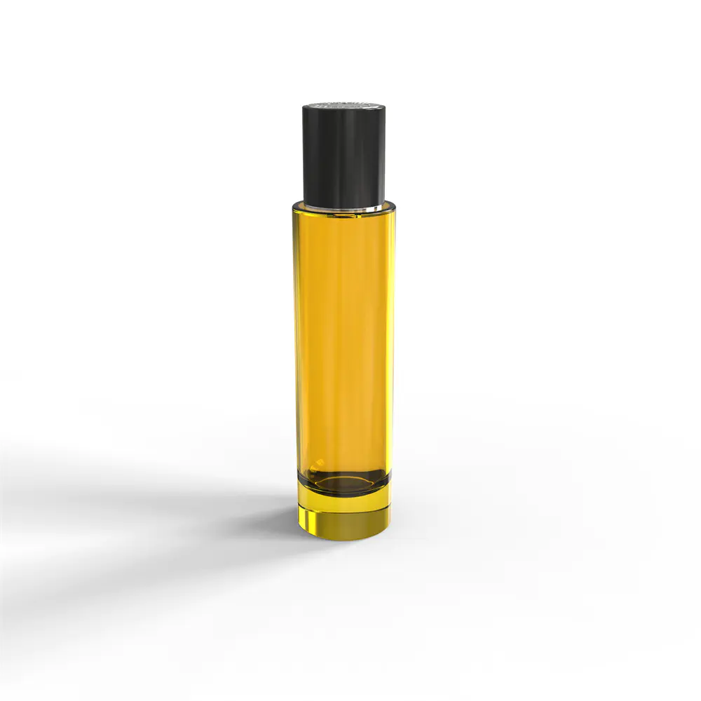100ml square clear thick bottom empty premium perfume bottle design