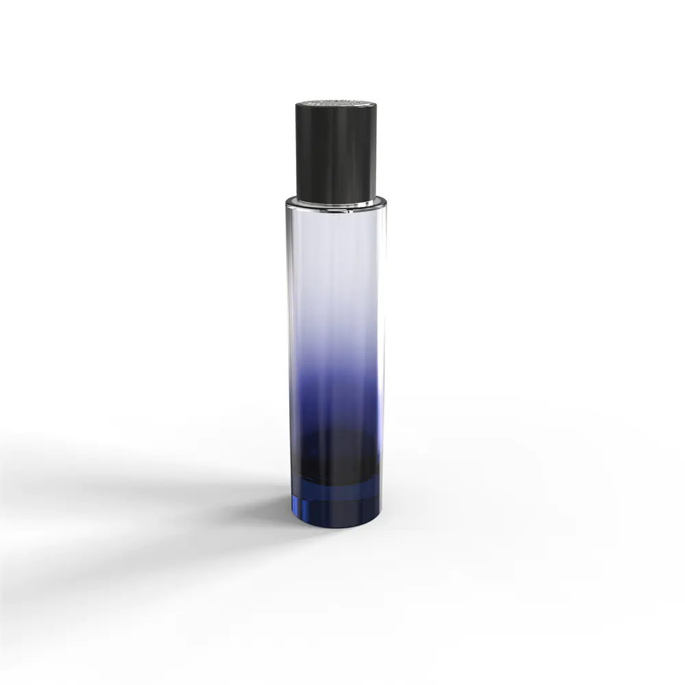 100ml square clear thick bottom empty premium perfume bottle design