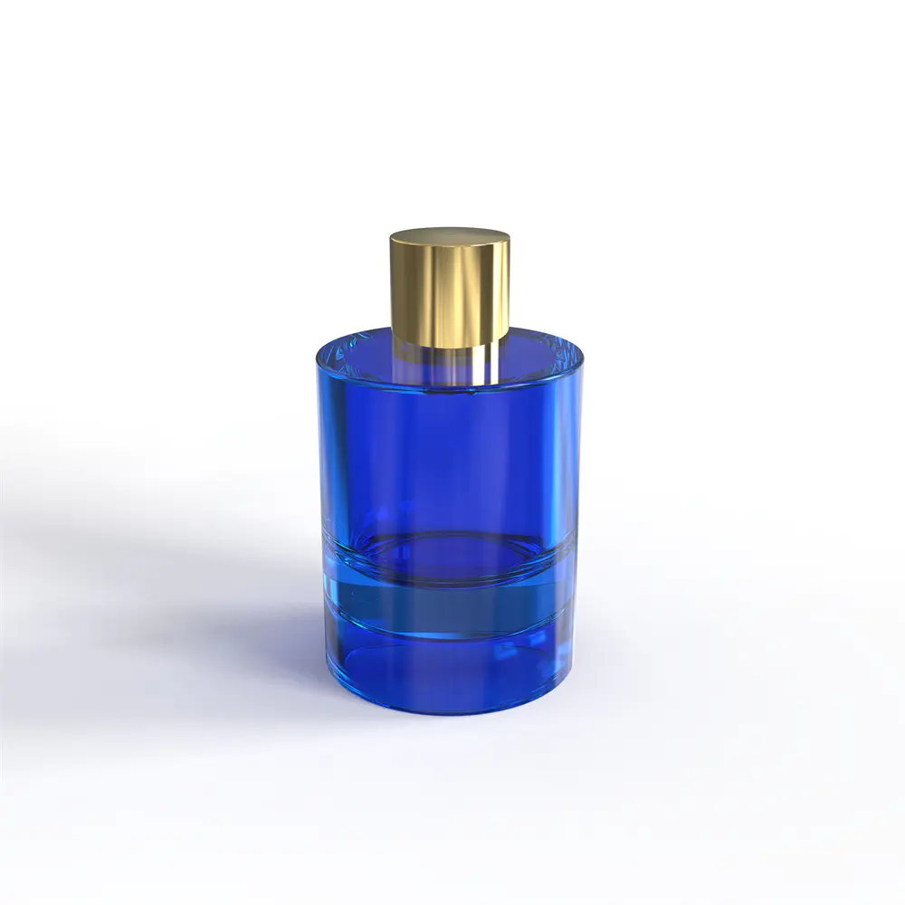 Exclusive Empty Polished Oil Parfum Bottle With Gold caps
