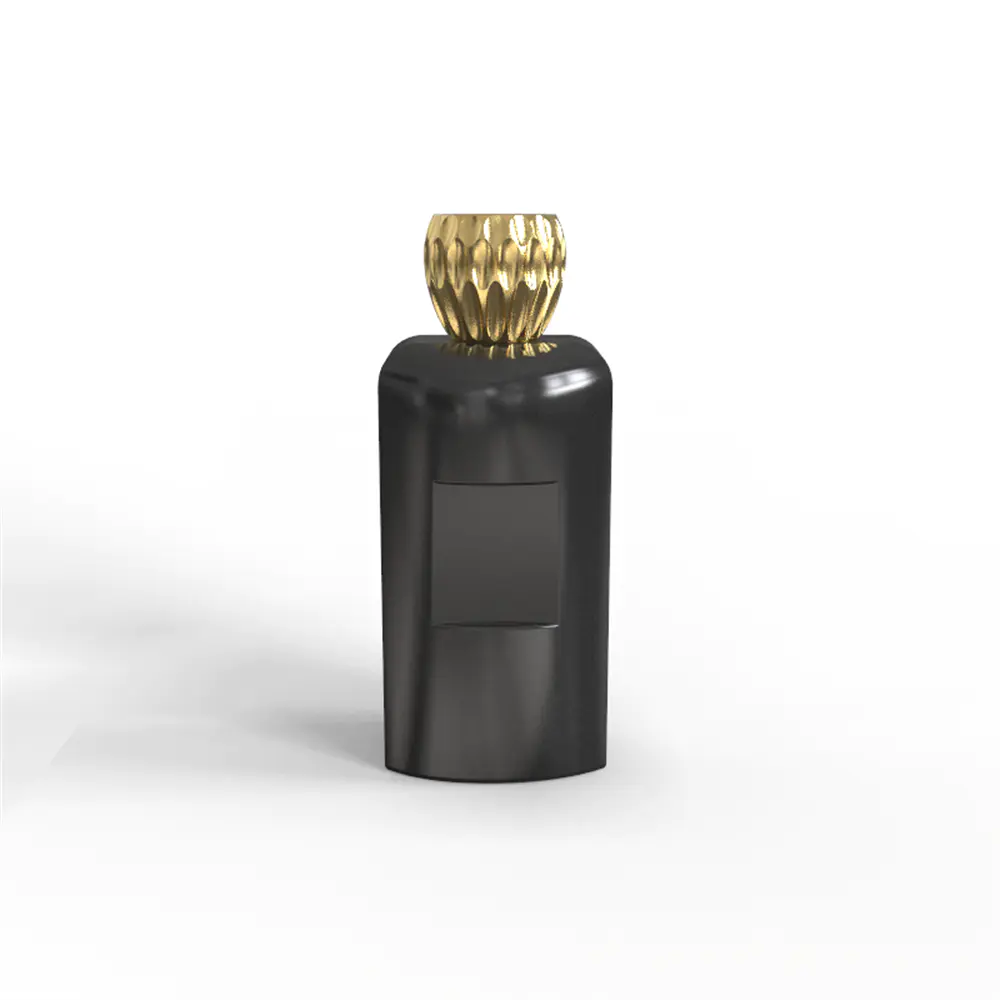 Customized Unique Black Cosmetic Bottle For Parfum