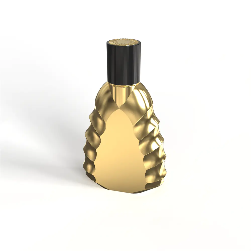 Eco-friendly 100ml cylindrical luxury glass body perfume spray bottle