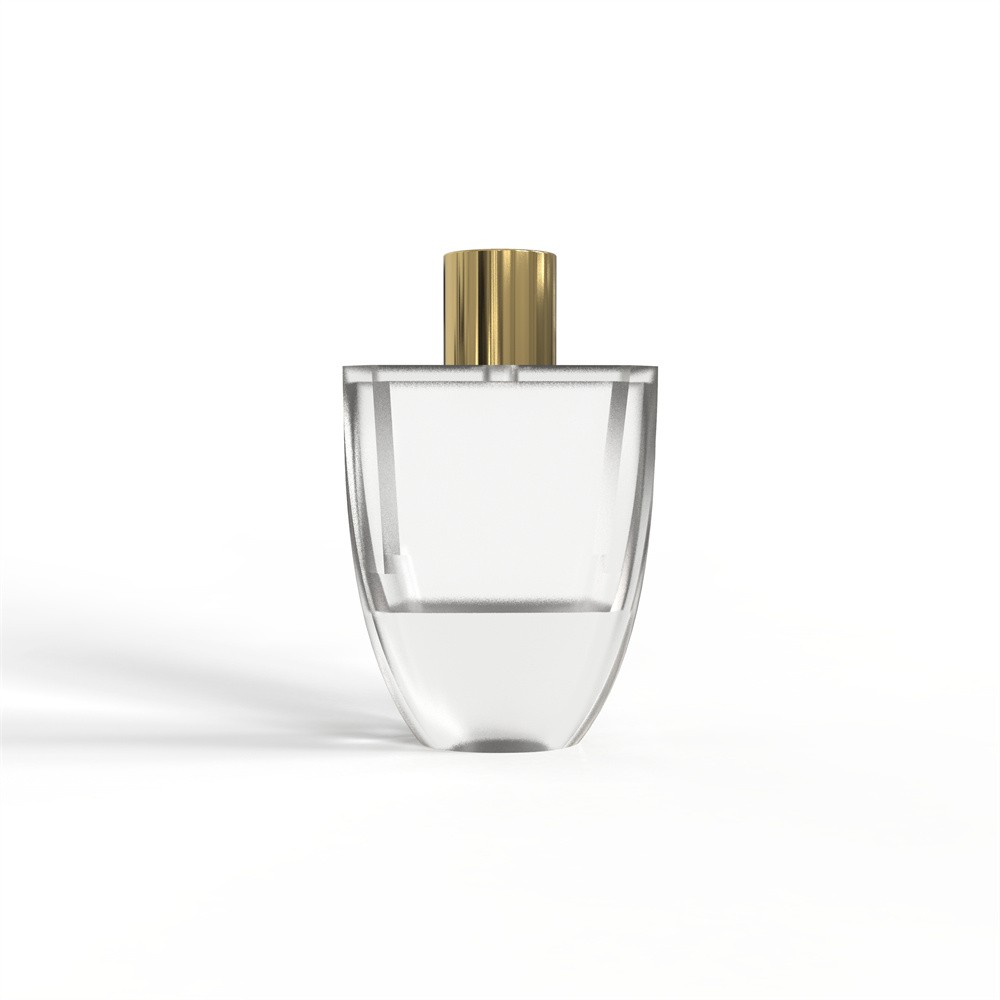 Luxury recyclable 30ml 50ml 100ml frosted glass perfume bottle