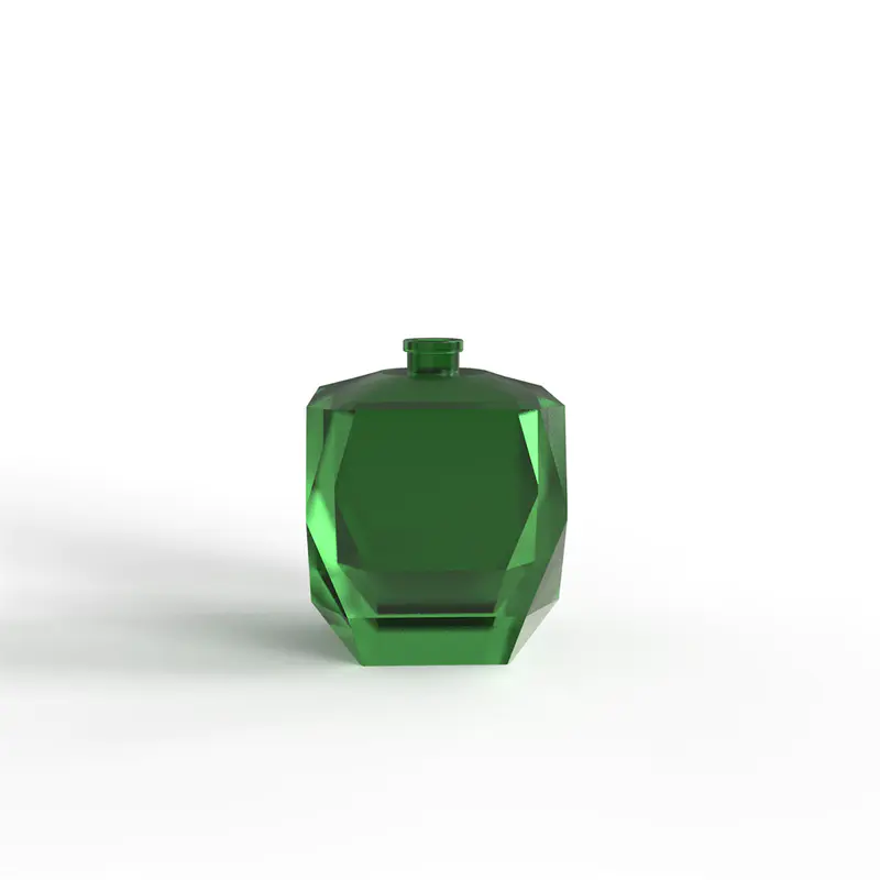 Shiny and Unique Vintage Refillable Fragrance Glass Bottle