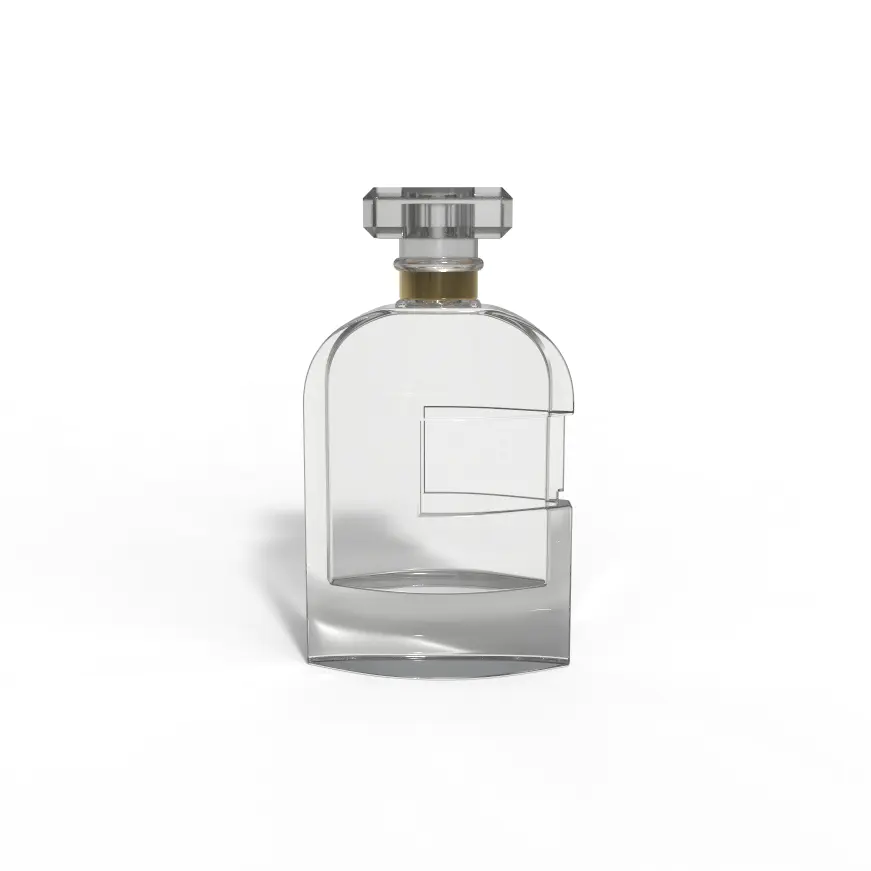 Stylish Ultra Clear Perfume Glass Bottle