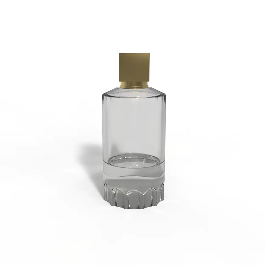 Arch of Triumph Glass Perfume Bottle
