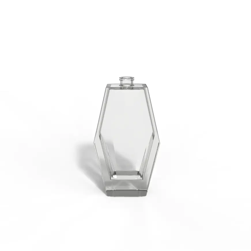 Coated Glass Diamond Fragrance Bottle