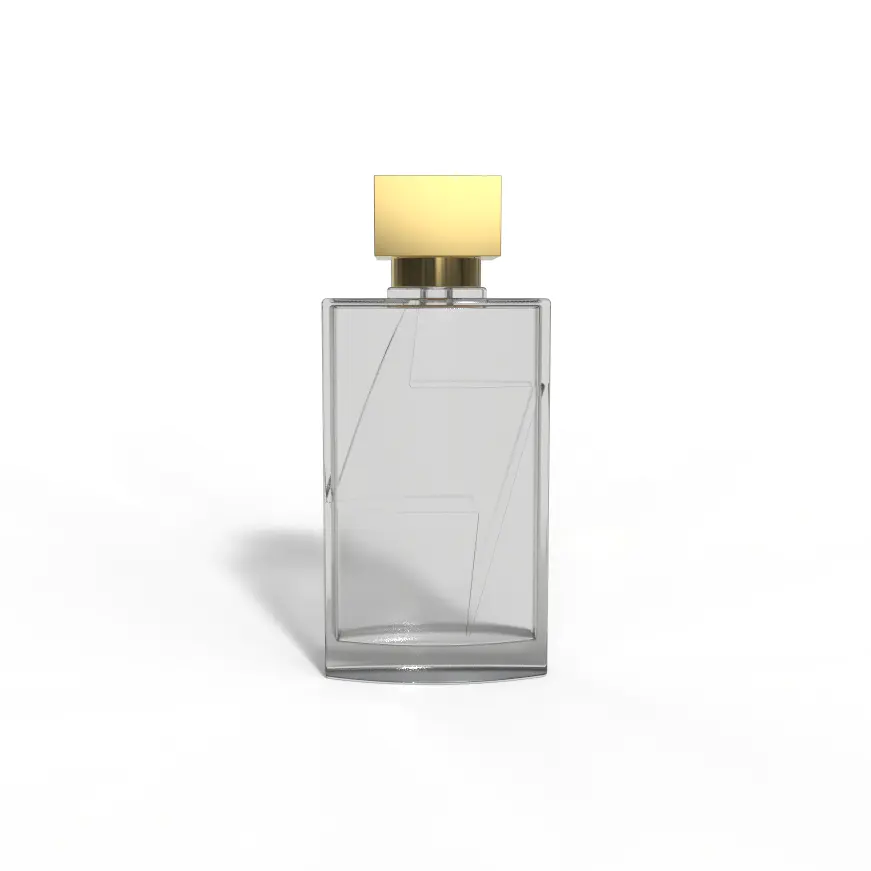 Glass Perfume Bottle Plastic Lid