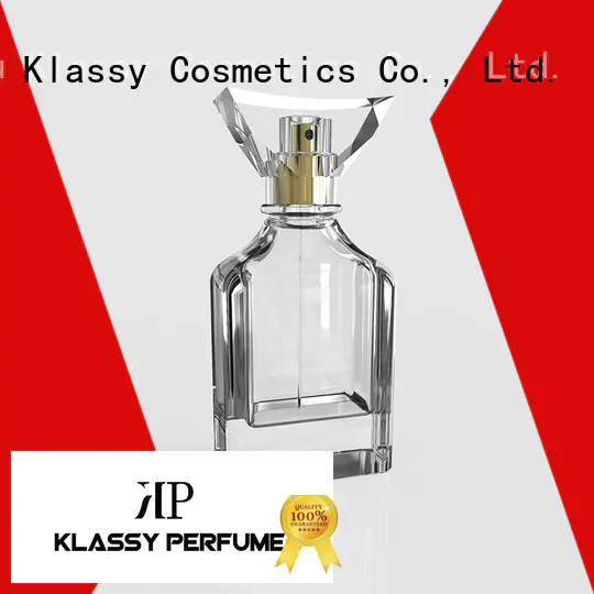 cap cylinder glass 50ml perfume bottle 50ml Klassy Cosmetics Brand