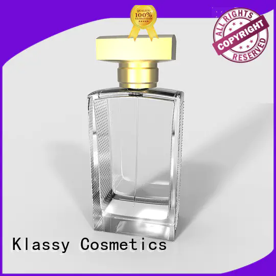 Klassy Cosmetics customized beautiful perfume bottles ABS lid perfume bottle